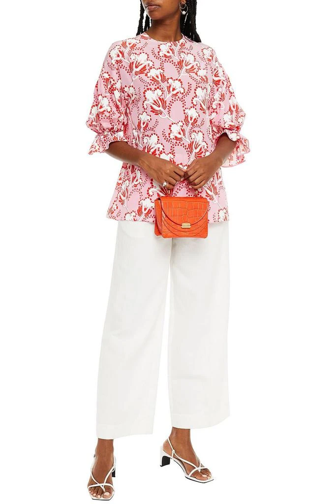 Valentino Printed silk crepe de chine blouse 2