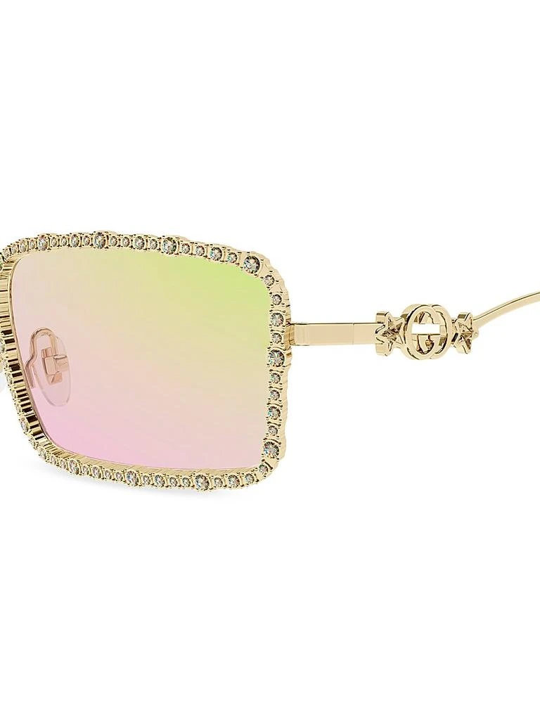 Gucci Bling Bling 58MM Rectangular Sunglasses 3