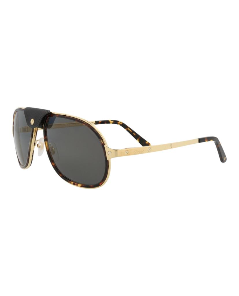 Cartier Aviator-Frame Acetate Sunglasses