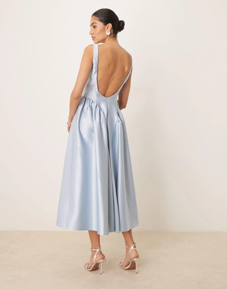 Six Stories Six Stories drop hem midi dress in powder blue - Dresses &  Skirts - Free Shipping - BeyondStyle