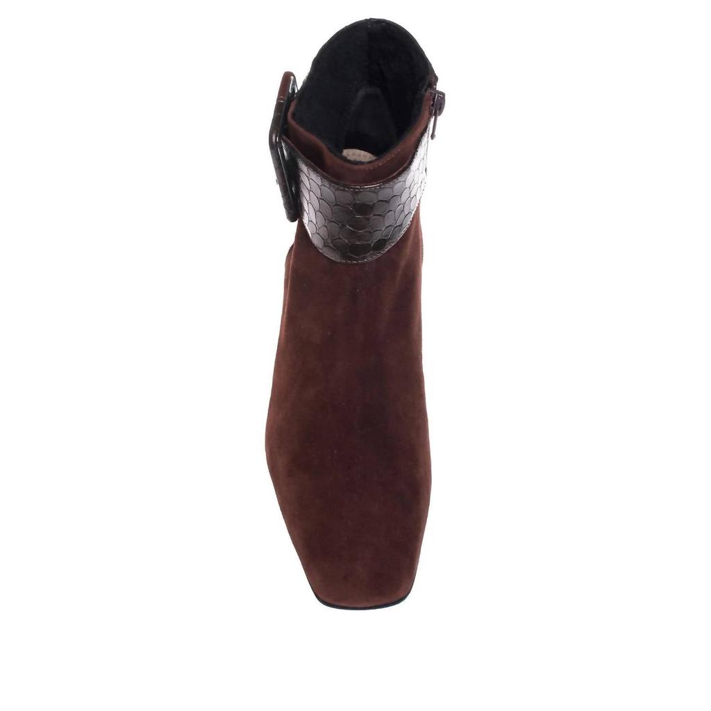 Ron White Women Linzi Ankle Boot In Chocolate