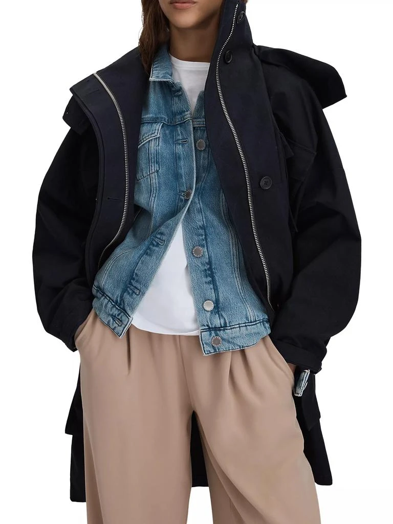 REISS Peyton Cotton Utility Parka 3