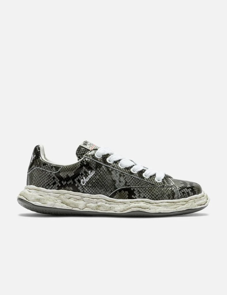 Maison MIHARA YASUHIRO "CHARLES" OG Sole Python Printed Leather Low-top Sneaker 1