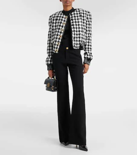 Balmain Houndstooth tweed jacket 2