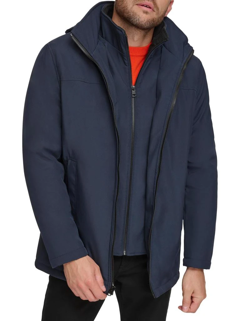 Calvin Klein Faux Fur Lined Bib Jacket