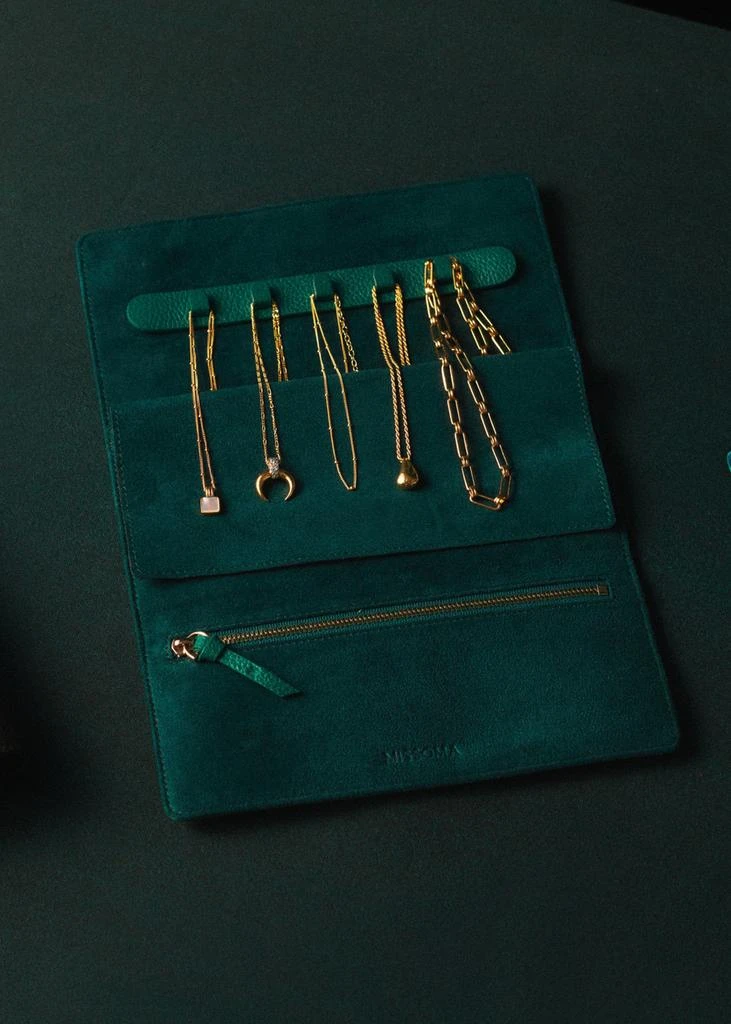 Missoma Leather jewellery roll 5