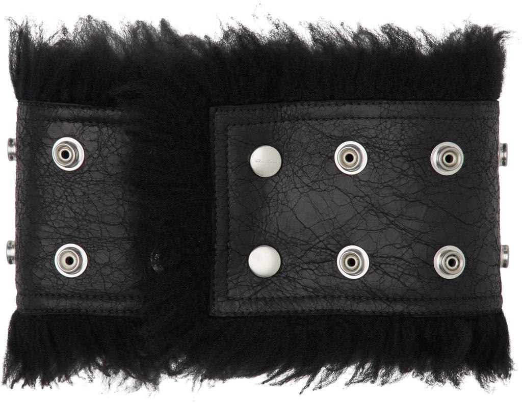 小物 RICK OWENS / STROBE NECK BAND Shop Black Concordians Strobe Neck Band on Sale at BeyondStyle
