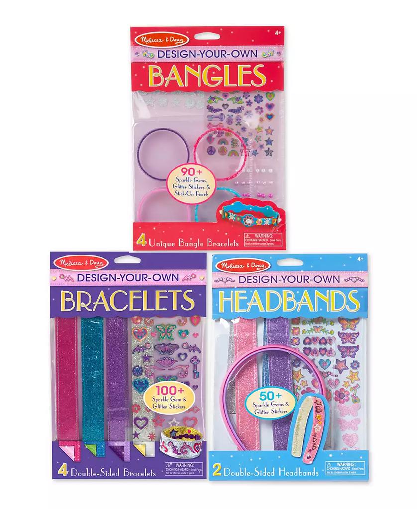 Melissa & Doug Melissa & Doug Design-Your-Own Bracelets, Headbands & Bangles Accessories Bundle