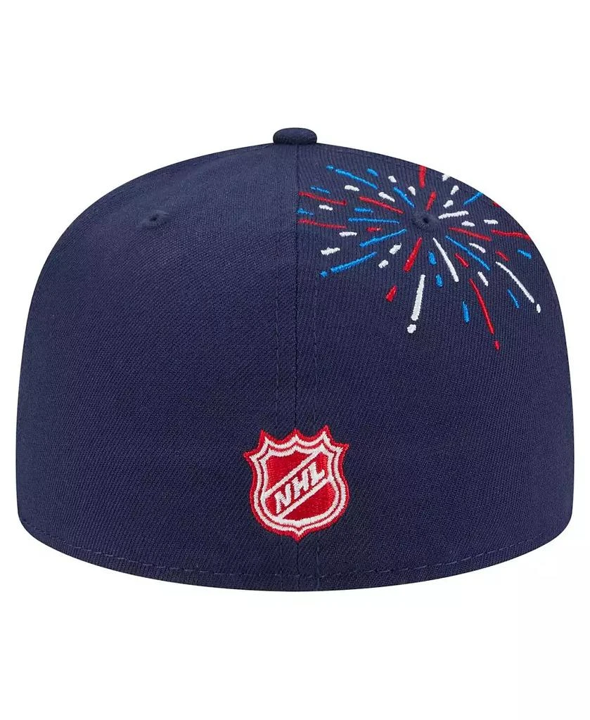 New Era Men's Navy New Jersey Devils Americana Fireworks 59FIFTY Fitted Hat 4