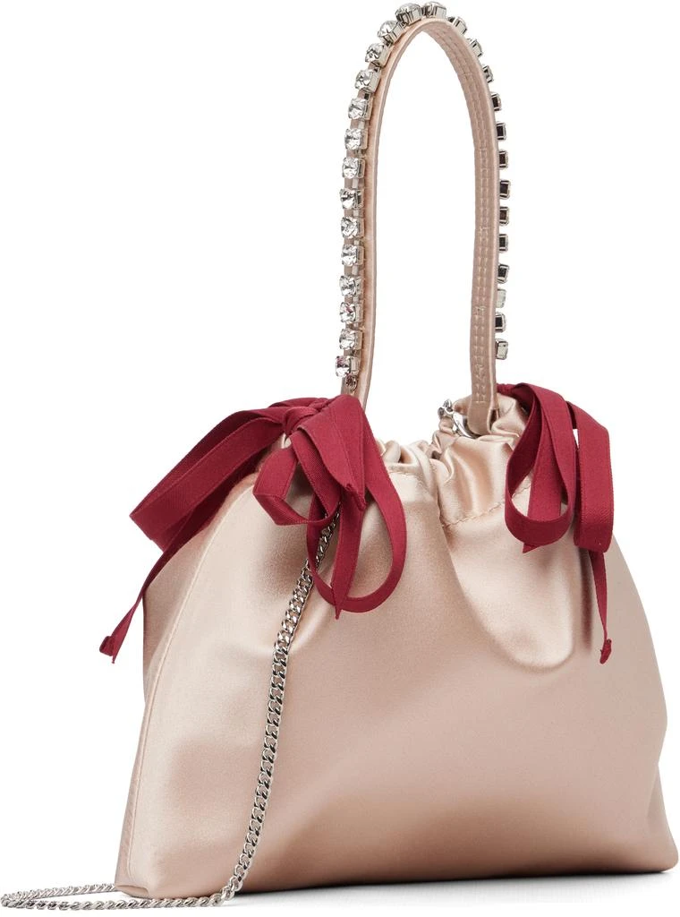 Jimmy Choo Pink Drawstring Mini Top Handle Bag 3