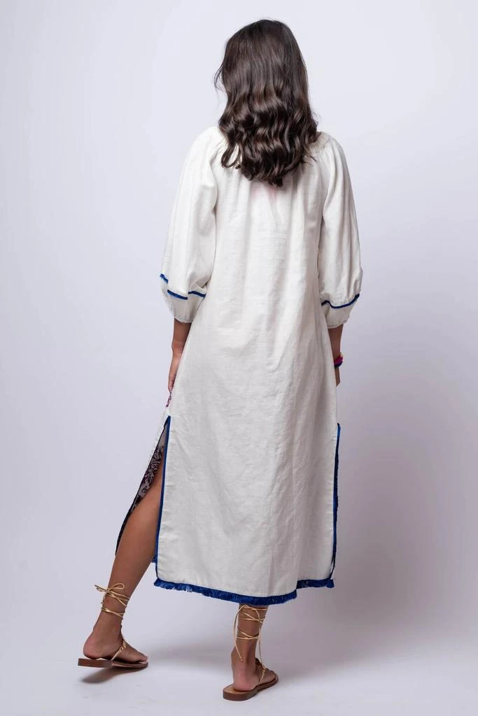 Kaur Dress In White Multi  On Sale Now with Up to 44% Off | Discover  Exclusive Deals & Savings at BeyondStyle  Authentic Love V by Jatin Varma  women|clothing|dresses with Limited-Time