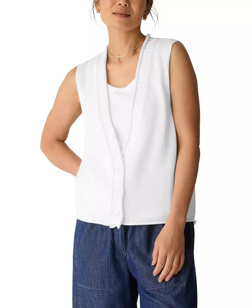 Eileen Fisher Women
s V-Neck Sleeveless Vest, Regular
Plus Size