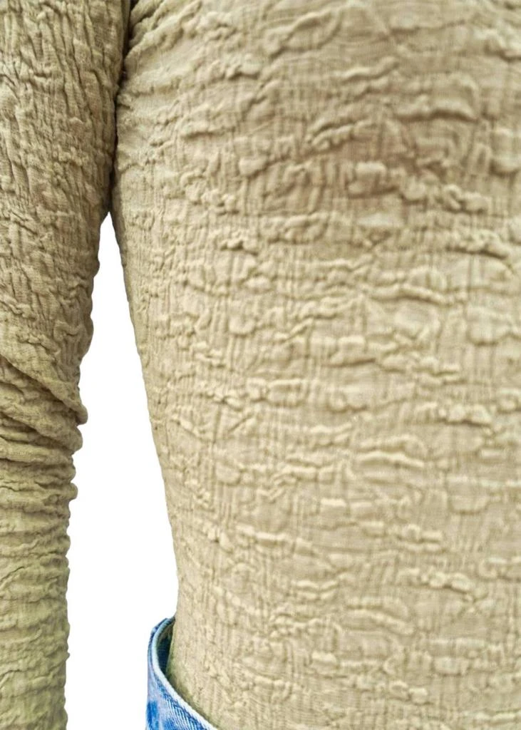 ASTR Textured Long Sleeve Bodysuit 4