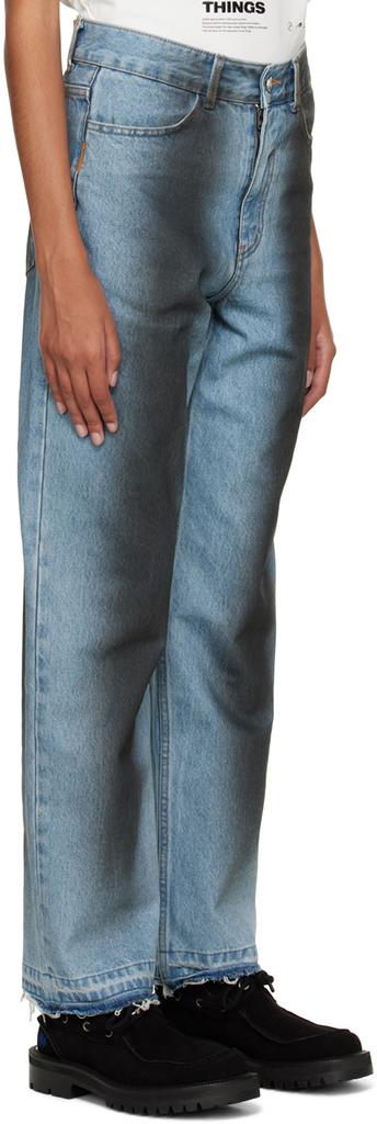 ADER error Blue Spray Painted Jeans