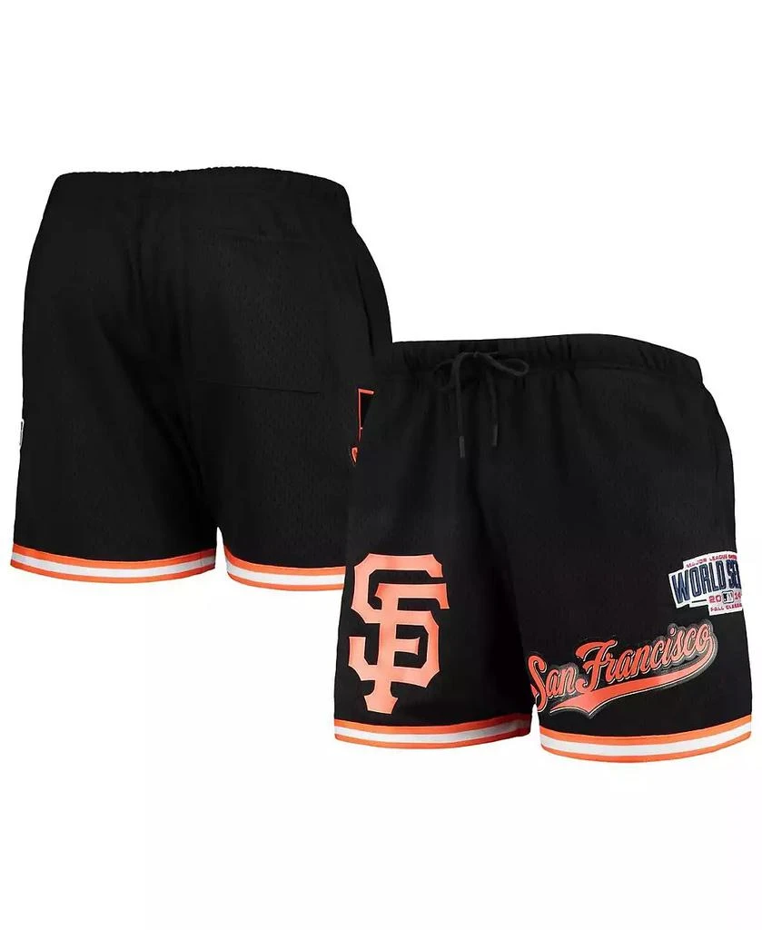 Pro Standard Men's Black San Francisco Giants 2014 World Series Mesh Shorts 1
