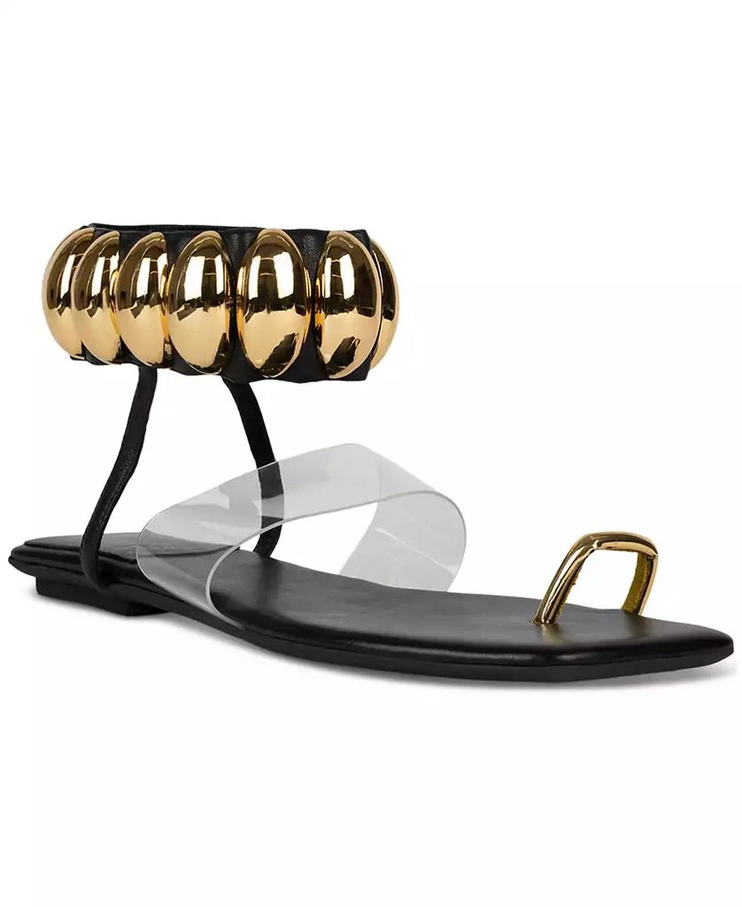 Jeffrey Campbell Jeffrey Cambell Island Stud Embellished Flat Sandals 1