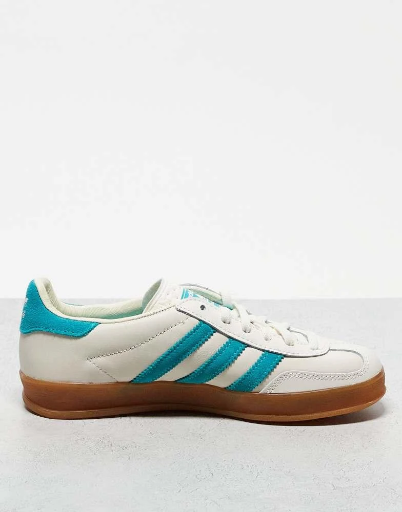 Adidas adidas Originals Gazelle indoor trainers in white - Sneakers - Free  Shipping - BeyondStyle