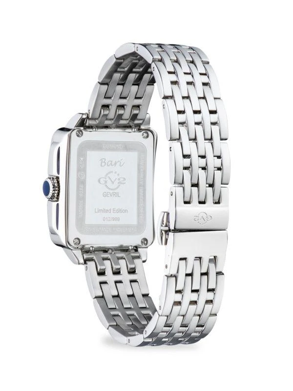 Diamond 0.09 Tcw. Mother-of-pearl Dial Watch Shop Bari 34MM Stainless Steel, Mother-Of-Pearl & 0.09 TCW  main image 2