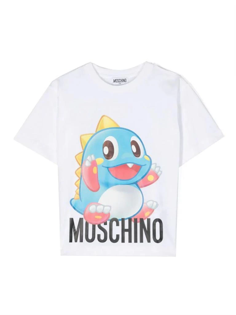 MOSCHINO KIDS Teddy logo t-shirt 1