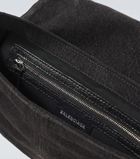 Balenciaga Le Cagole XS denim shoulder bag 4