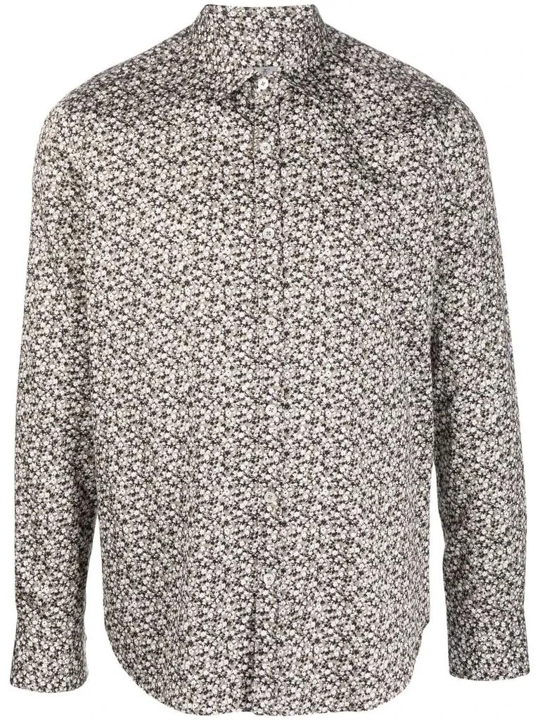 Canali floral print shirt - men 1