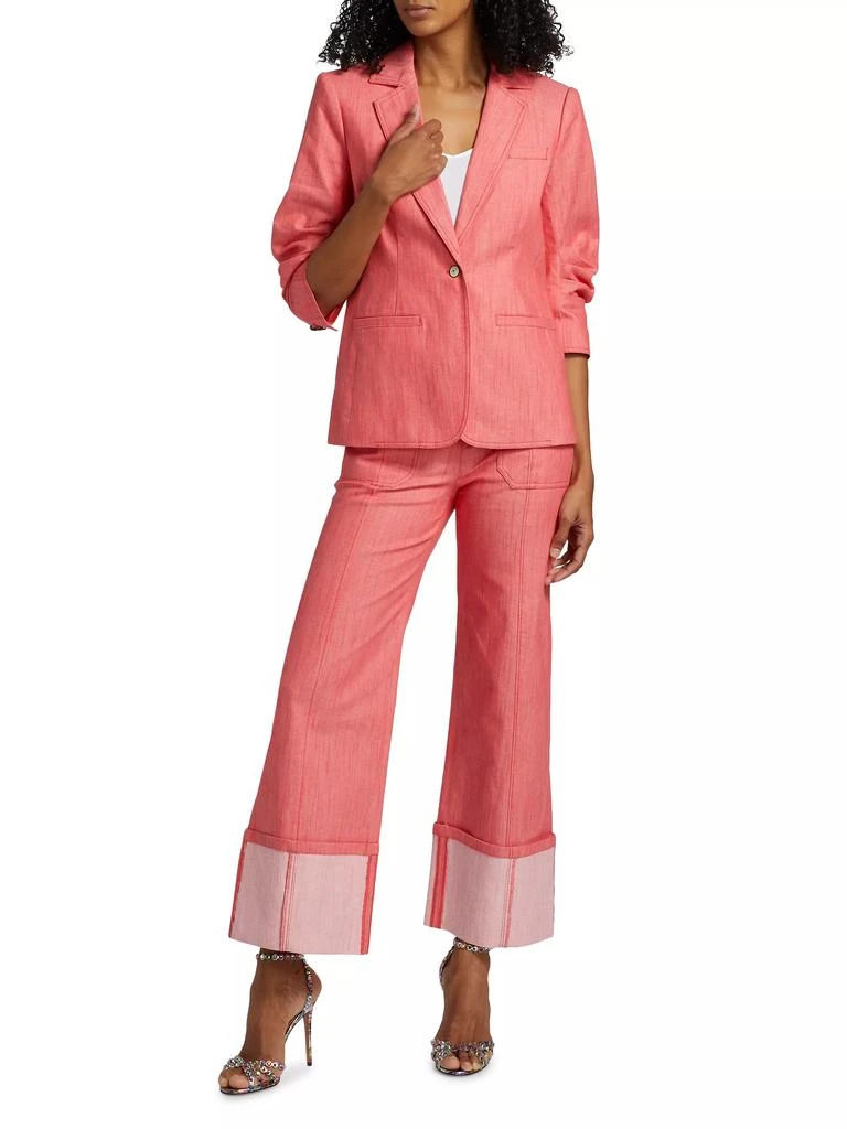 Cinq à Sept Khloe Stretch Denim Blazer 2
