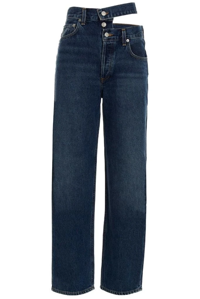 AGOLDE AGOLDE Cut-Out Straight Leg Jeans 1