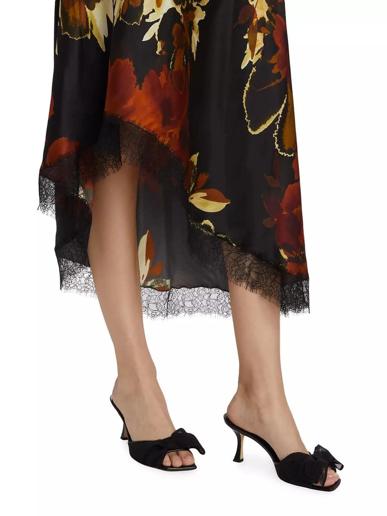 Nicholas the Label Juliette Lace-Trimmed Floral Midi-Dress 6