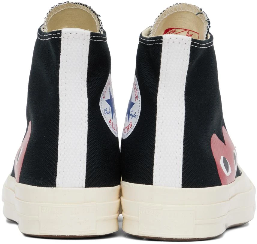 COMME des GARÇONS PLAY Black Converse Edition Chuck 70 High Top Sneakers 2