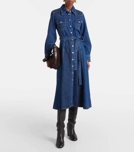 AG Jeans Marseille denim shirt dress 2