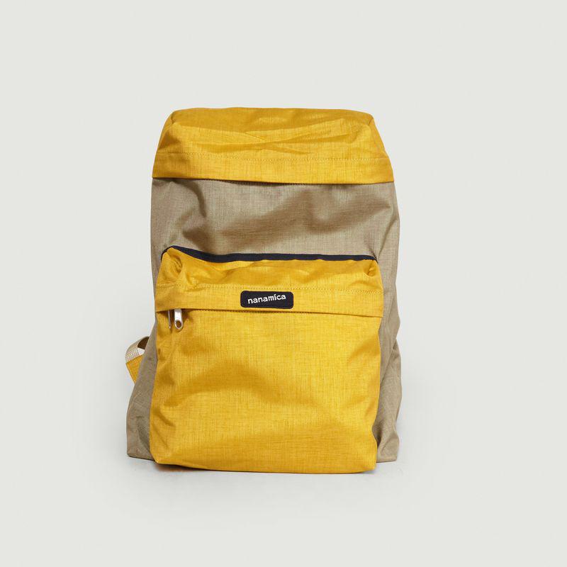 Nanamican Backpack Yellow x Beige NANAMICA