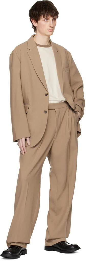 The Frankie Shop Tan Beo Blazer 4