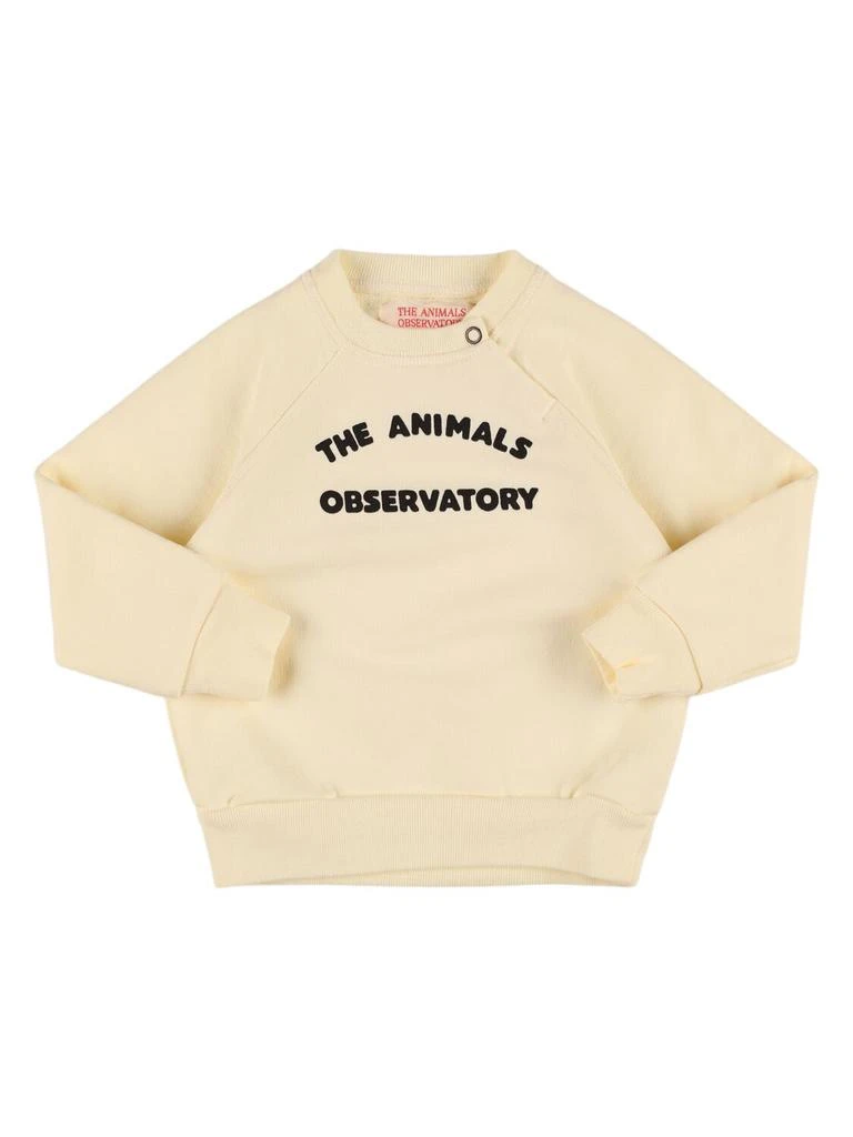 The Animals Observatory Printed Cotton Sweatshirt from undefined