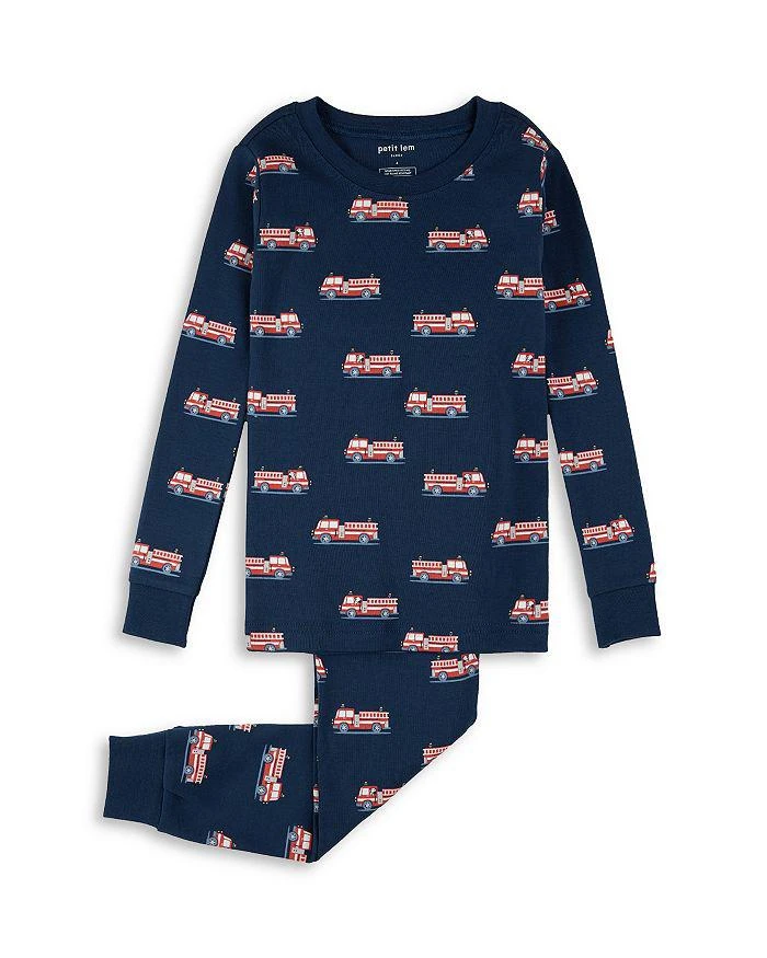 Petit Lem Boys
 Fire Truck Print Pajama Set - Little Kid