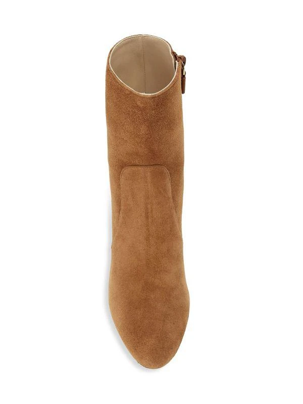 Stuart Weitzman Flareblock 60MM Suede Booties 5