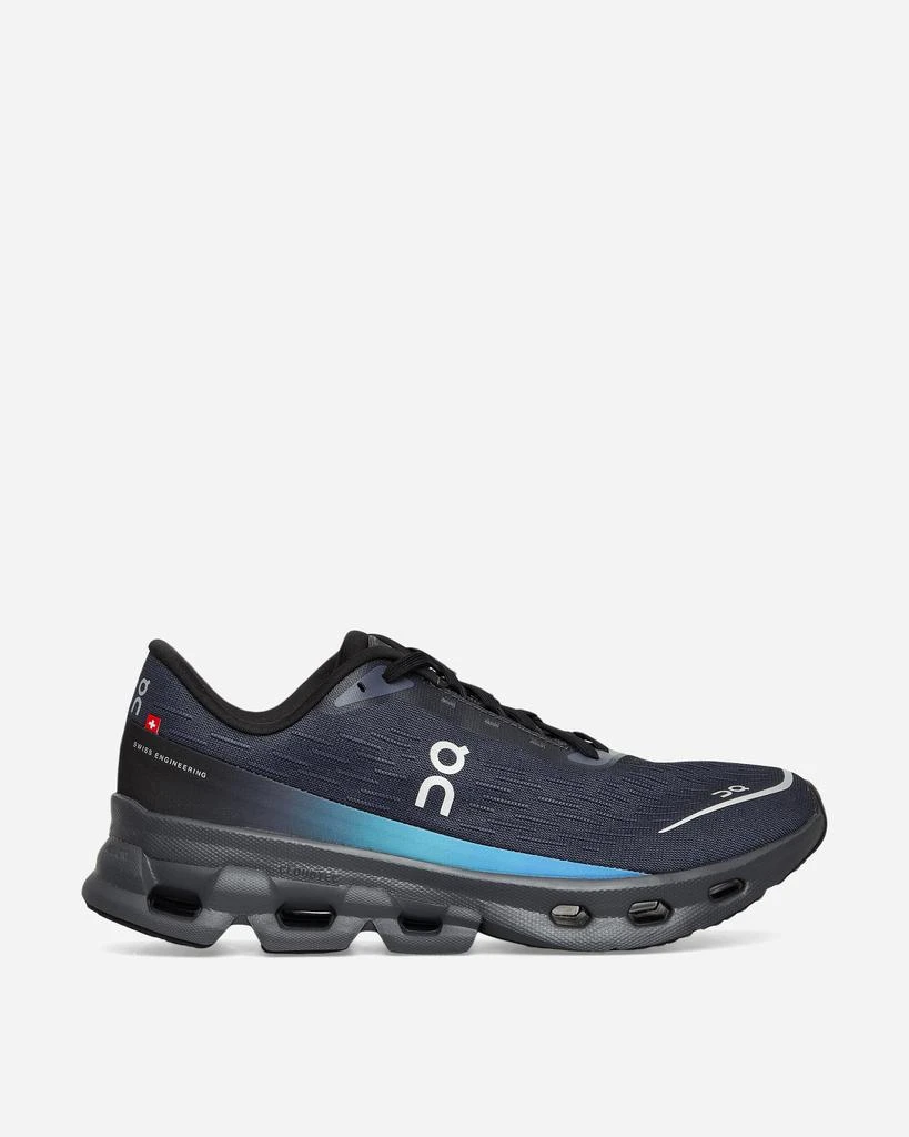 On Women's Cloudspark Sneakers Black / Blueberry 2