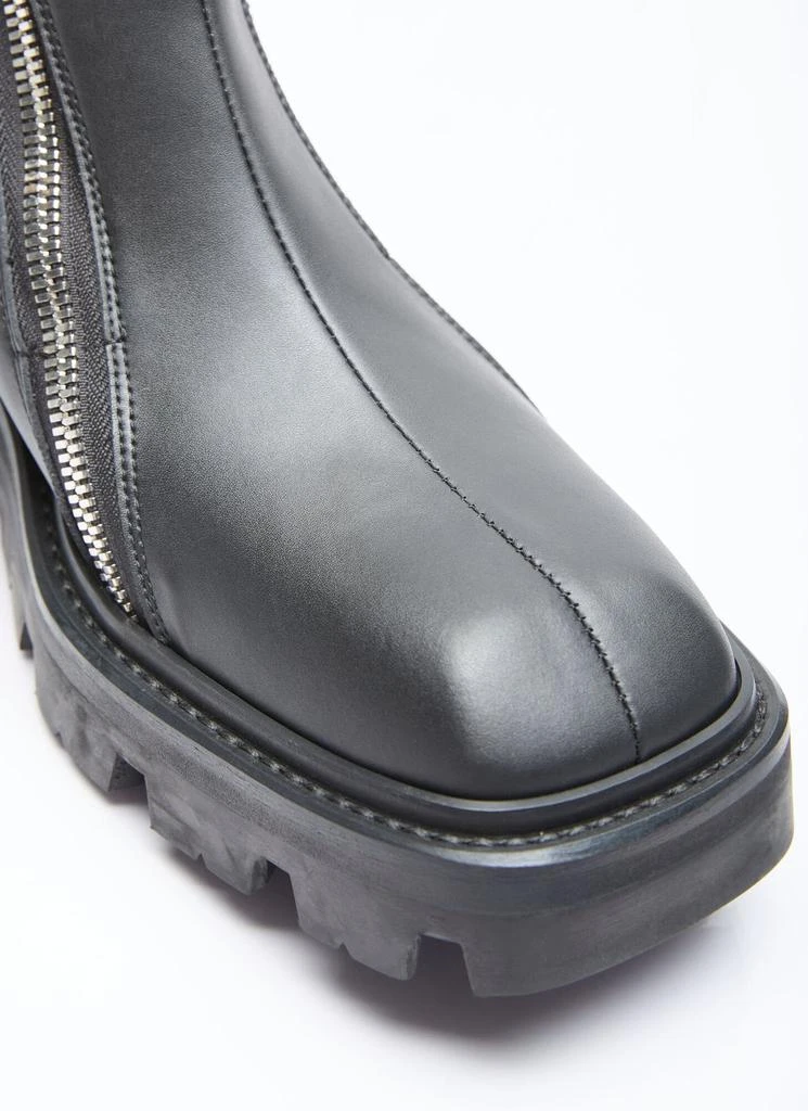 GmbH Selim Biker Boots Black Suede Double Zip Square Toe Men’s Size 43 / 9.5 Shop Black Selim Boots on Sale at BeyondStyle – Get 75% Off  main image 4