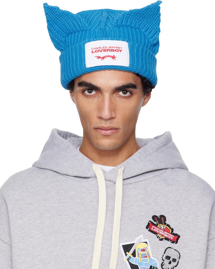 SSENSE Exclusive Navy Chunky Rabbit Beanie – On Sale Now with Up