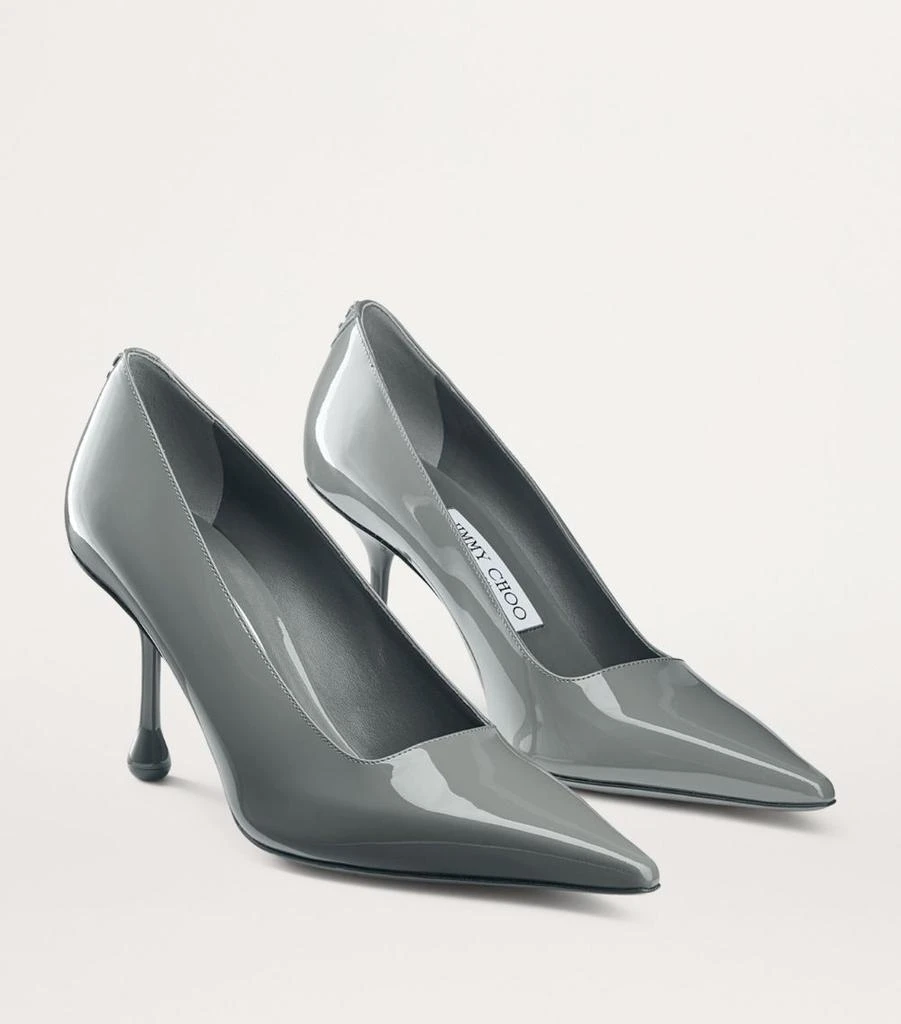 Jimmy Choo Ixia 80 Leather Pumps 2