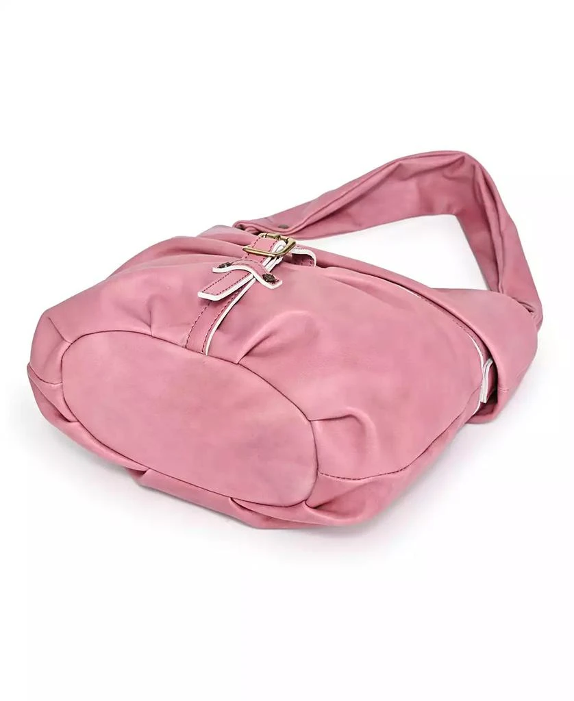 OLD TREND Sweet Lotus Leather Bucket Bag 5