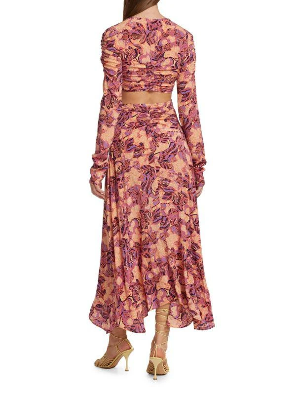 A.L.C. Mona Ruched Midi Dress 2