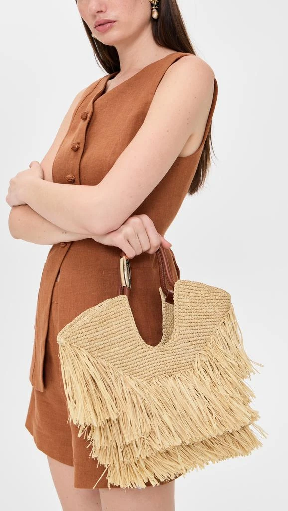 Zimmermann Goldentime Small Fringe Tote 2