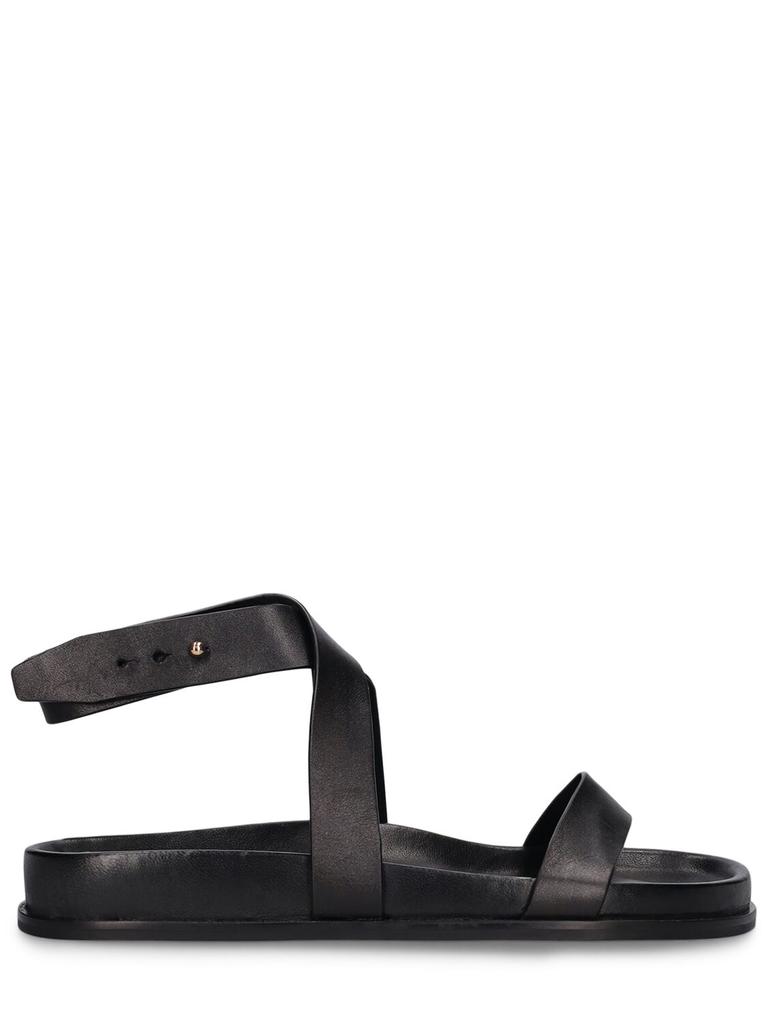 Totême Croco Tie Single-toe Strap Sandals - Sandals