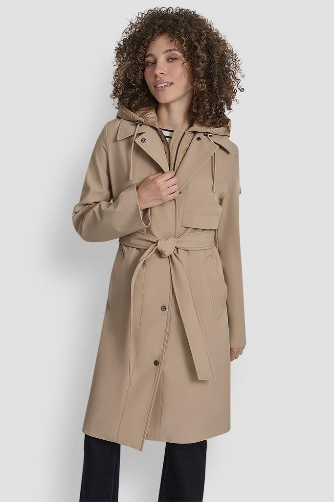 LONG FLEXTECH COAT WITH QUILTED BIB – On Sale Now with Up to 20