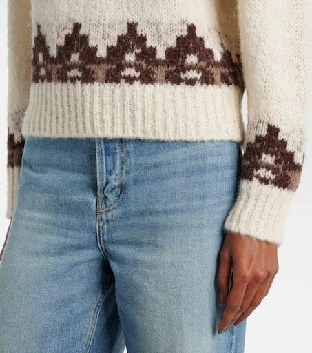 FRAME Fair Isle alpaca-blend sweater 5