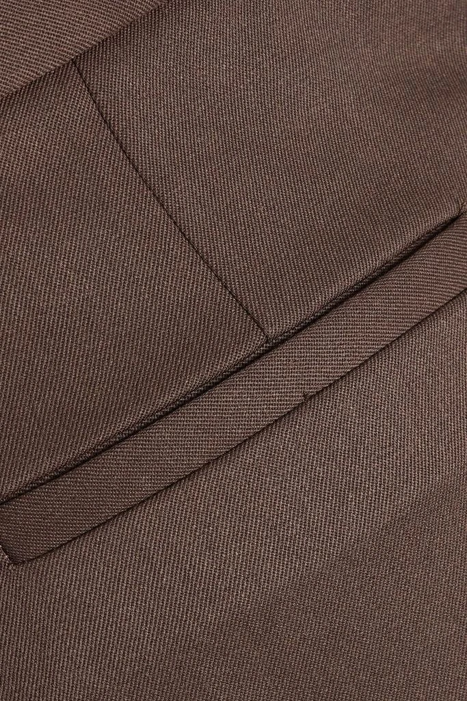 Nili Lotan Arielle wool-twill flared pants 4