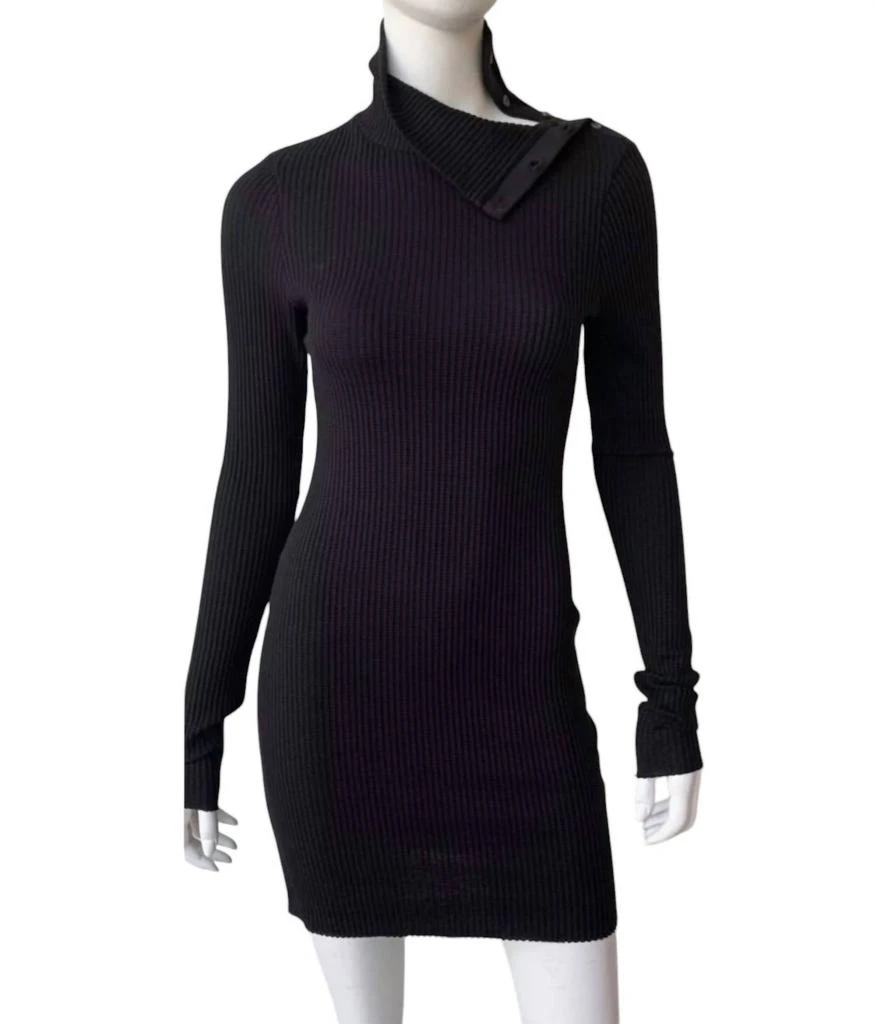 The Range The Range - STARK JUMBO WAFFLE KNIT TURTLENECK DRESS 2