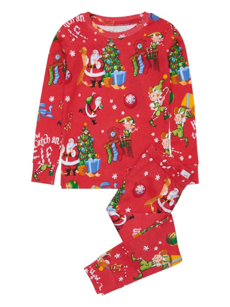 Books To Bed Books To Bed - Girls How to Catch an Elf Pajamas