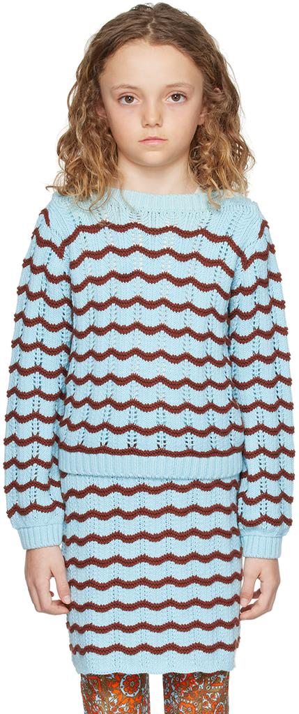 Misha & Puff Kids Blue Rio Sweater
