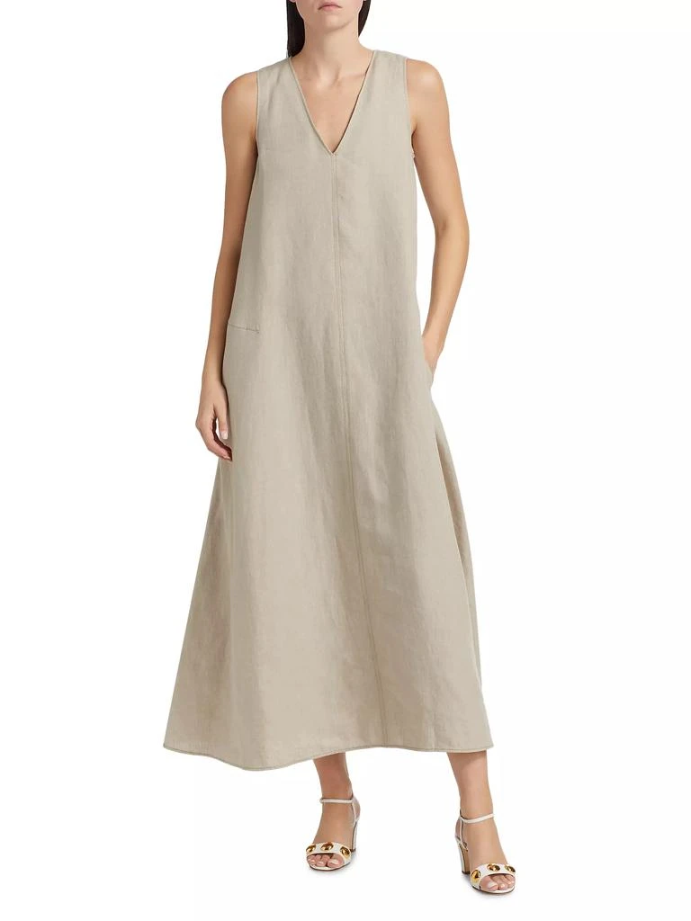 Max Mara Simeone Linen Maxi Dress 3